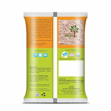 Sampurn Organic Ragi Flour 800 Grams (2 Pack of 400 gms Each)