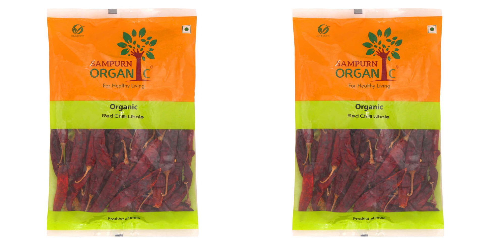 Sampurn Organic Red Chilli Whole,Red Chilli Whole, Dry red Chilli,,  Lal Mirch Sabut