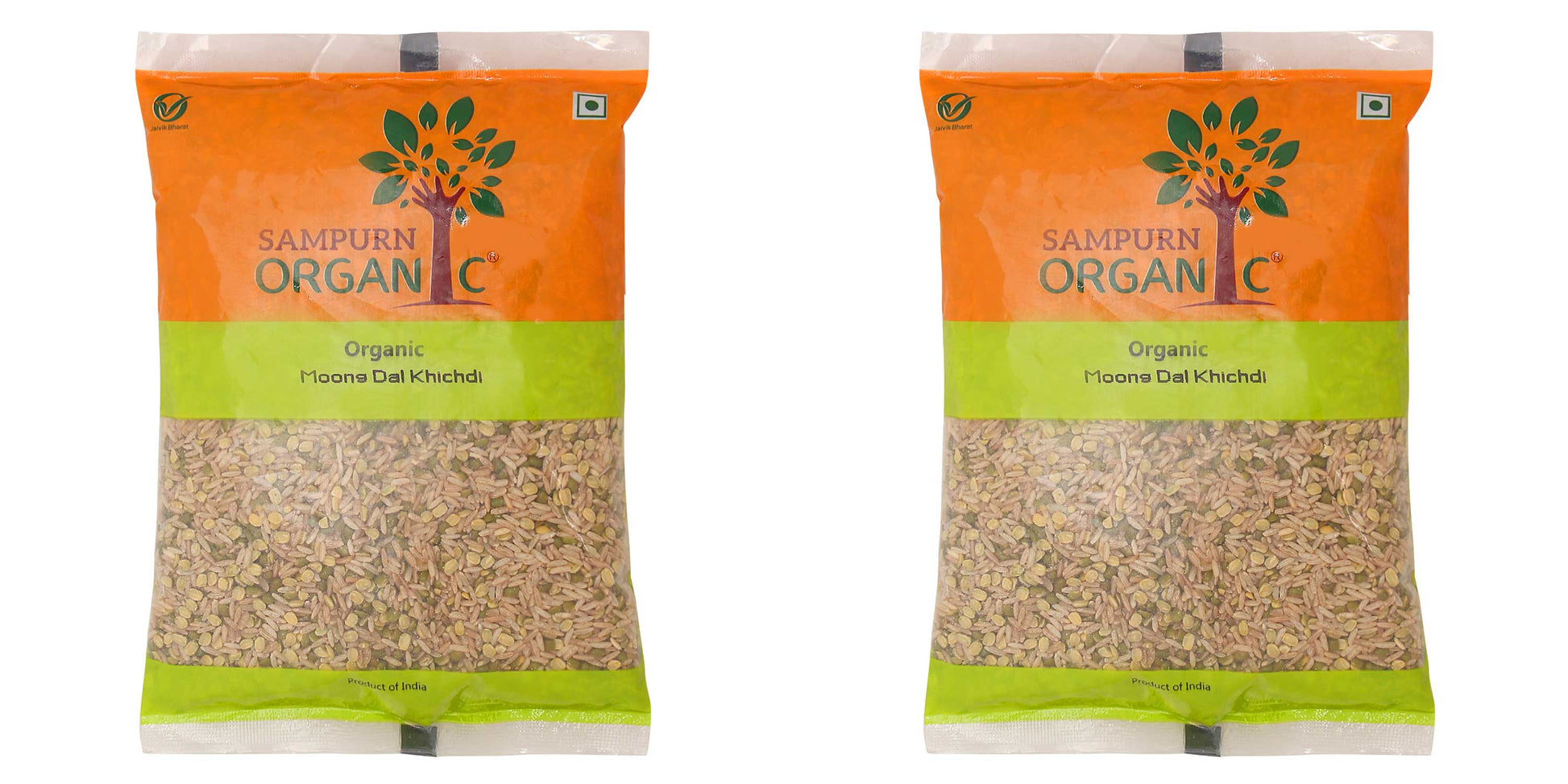 Sampurn organic moong dal khichdi . Moong Dal Khichdi