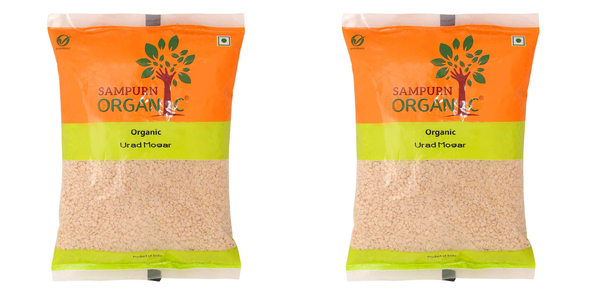 Sampurn Organic urad dal whole split white dhuli 1 kh 500g chilka fresh for papad and idli dosa natural vegan grains adad udat pulses urdal double horse black lentils black gram udid dal skinless bean