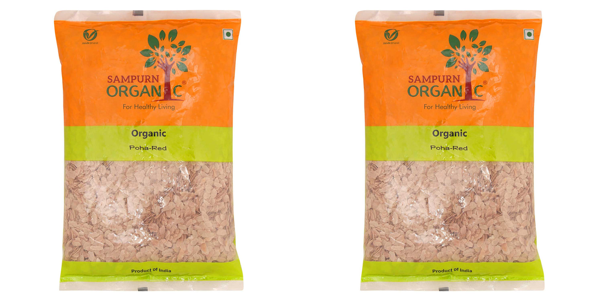 Sampurn Organic Poha- Red 500 g