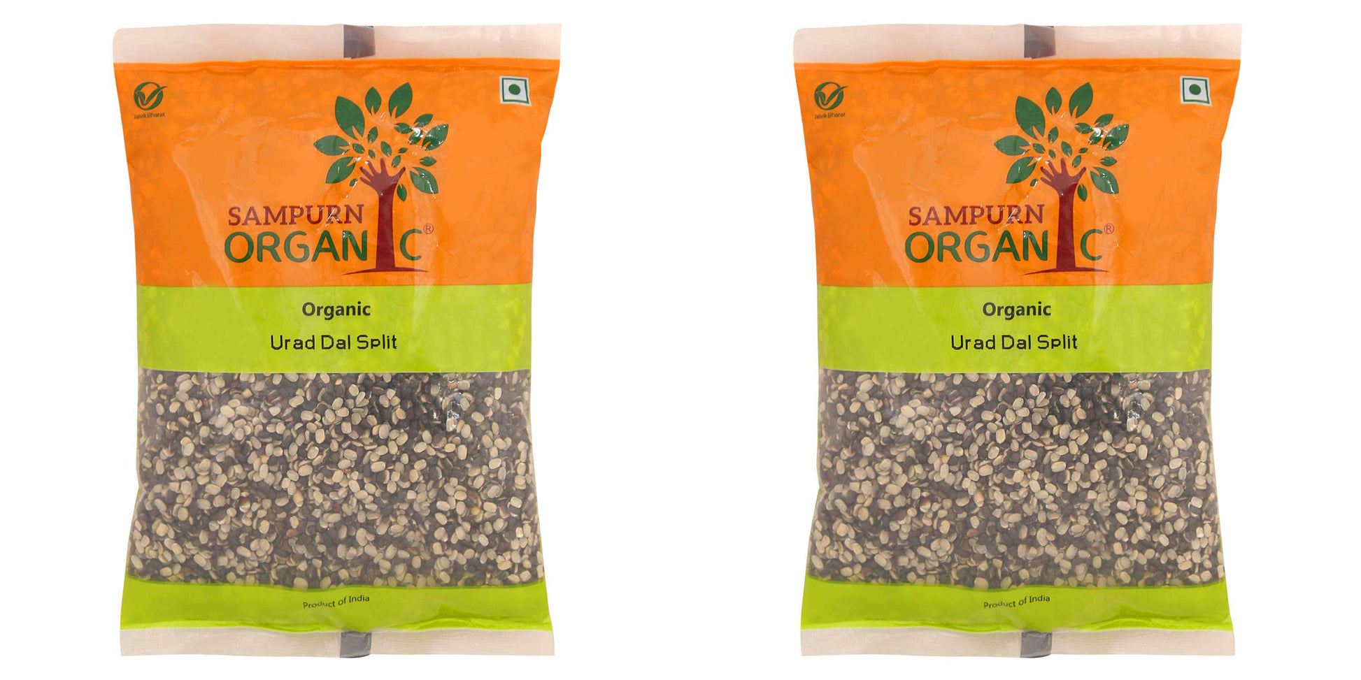 Sampurn Organic urad dal whole split white dhuli 1 kh 500g chilka fresh for papad and idli dosa natural vegan grains adad udat pulses urdal double horse black lentils black gram udid dal skinless bean