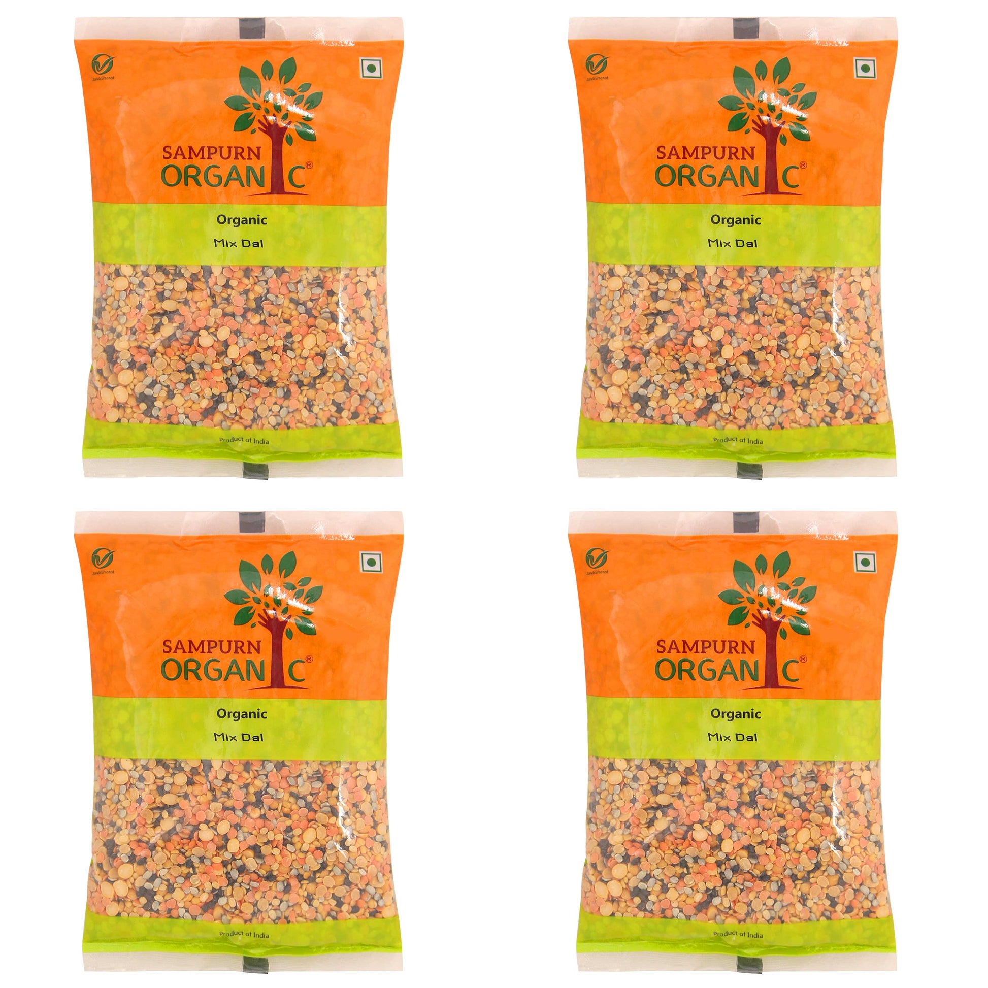 Sampurn Organic Mix dal. This pure,organmix dal is protein rich and is used to prepare panch ratna dal. Health Benefits: Rich in dietary fibre, low in cholesterol