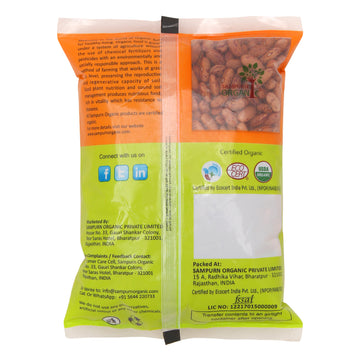 Sampurn Organic Rajma Chitra,Organic rajma chitra, a legume native to the kashmir region and used in traditional indian cuisine, offers a subtle, distinctive flavor, and can be used to prepare the delicious classic indian comfort food dish, rajma.