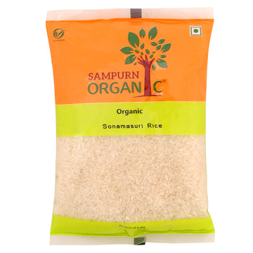 Sampurn Organic Sonamasuri  Rice, Rice, Sona Masuri Rice