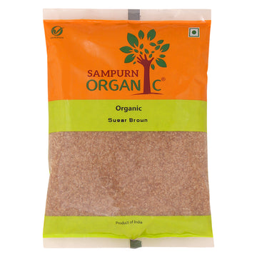 Sampurn Organic Sugar  Brown , Brown Sugar,Sampurn Organic Brown Sugar cubes powder 500gm 5kg combo pack 1kg suger for baking weight loss cakes fresh sugars for cooking pure hygienic chemical free pouch sweeteners
