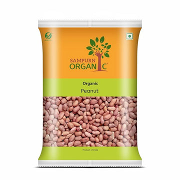 Sampurn Organic Raw Peanut, Moongfali 800 Gms (2 Pack of 400Gms)