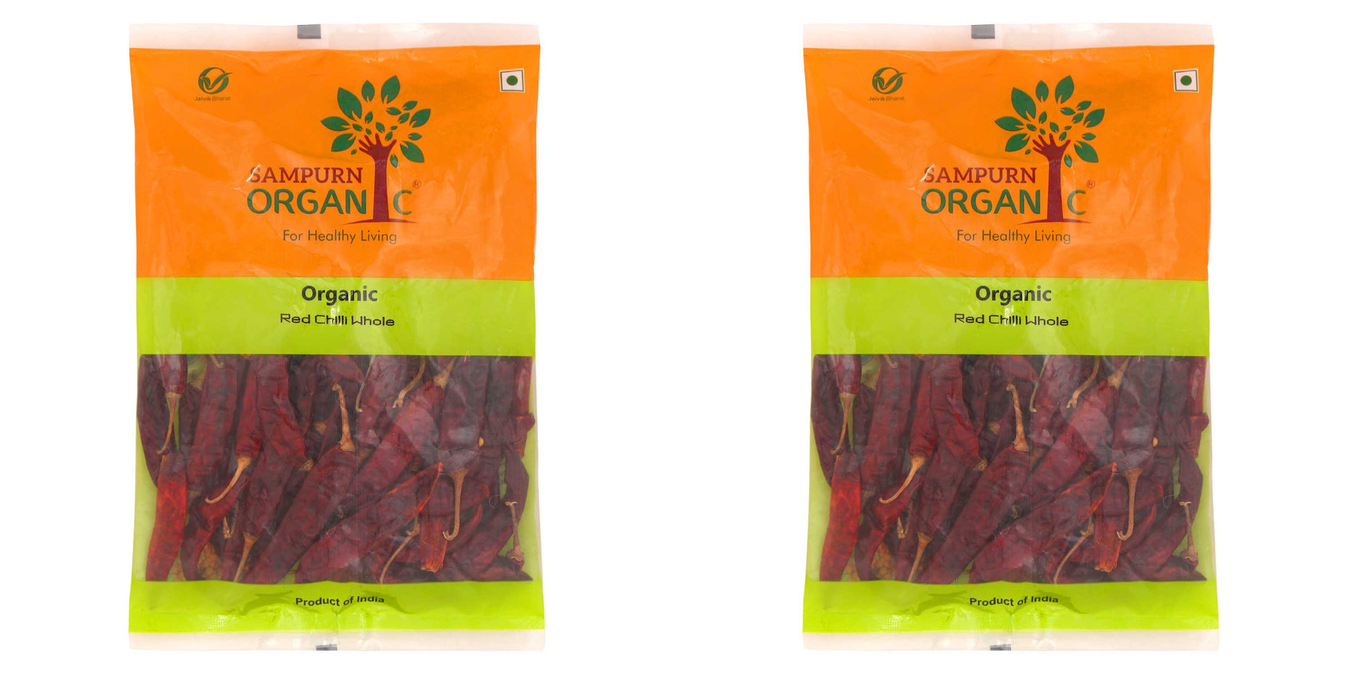 Sampurn Organic Red Chilli Whole,Red Chilli Whole, Dry red Chilli,,  Lal Mirch Sabut