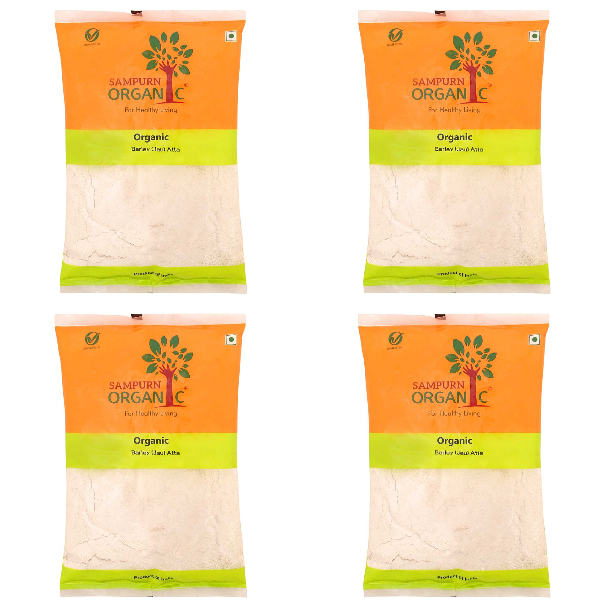 Sampurn Organic Barley (Jau) Atta, Jau Atta, 