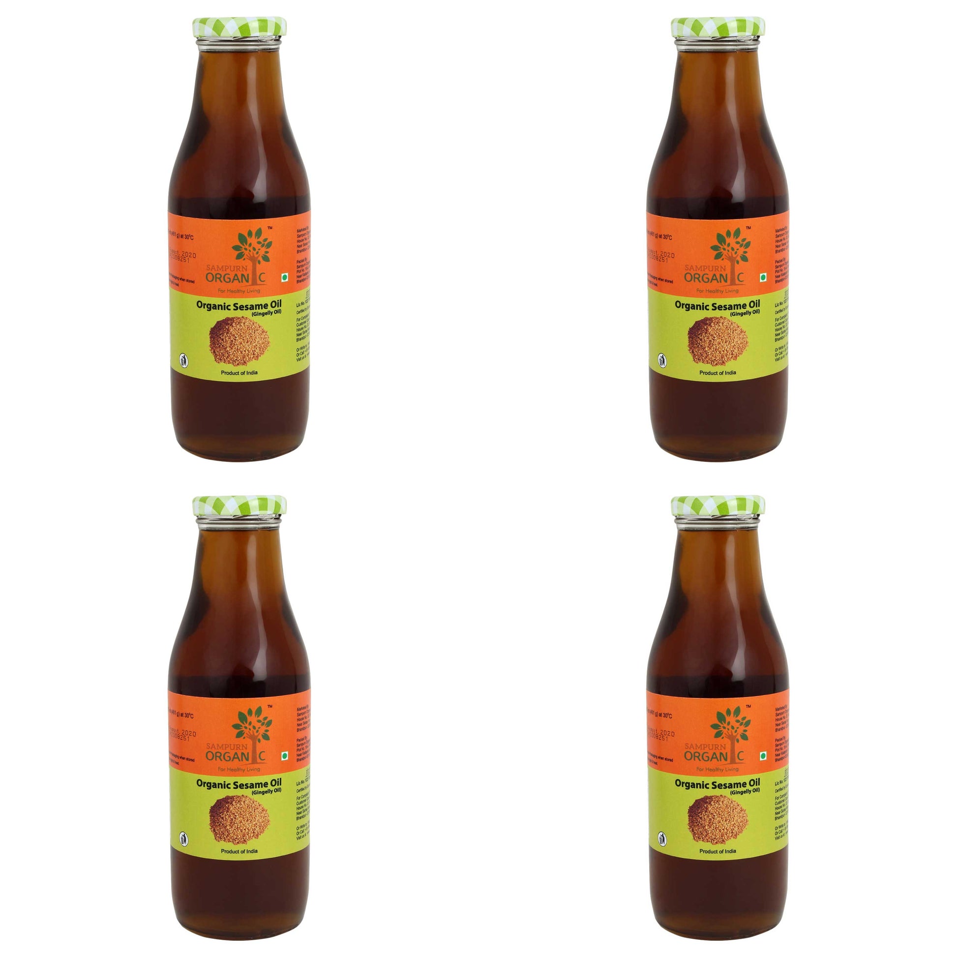 Sampurn Organic Sesame Oil , Gingelly Oil, Organic , Sesame Oil .