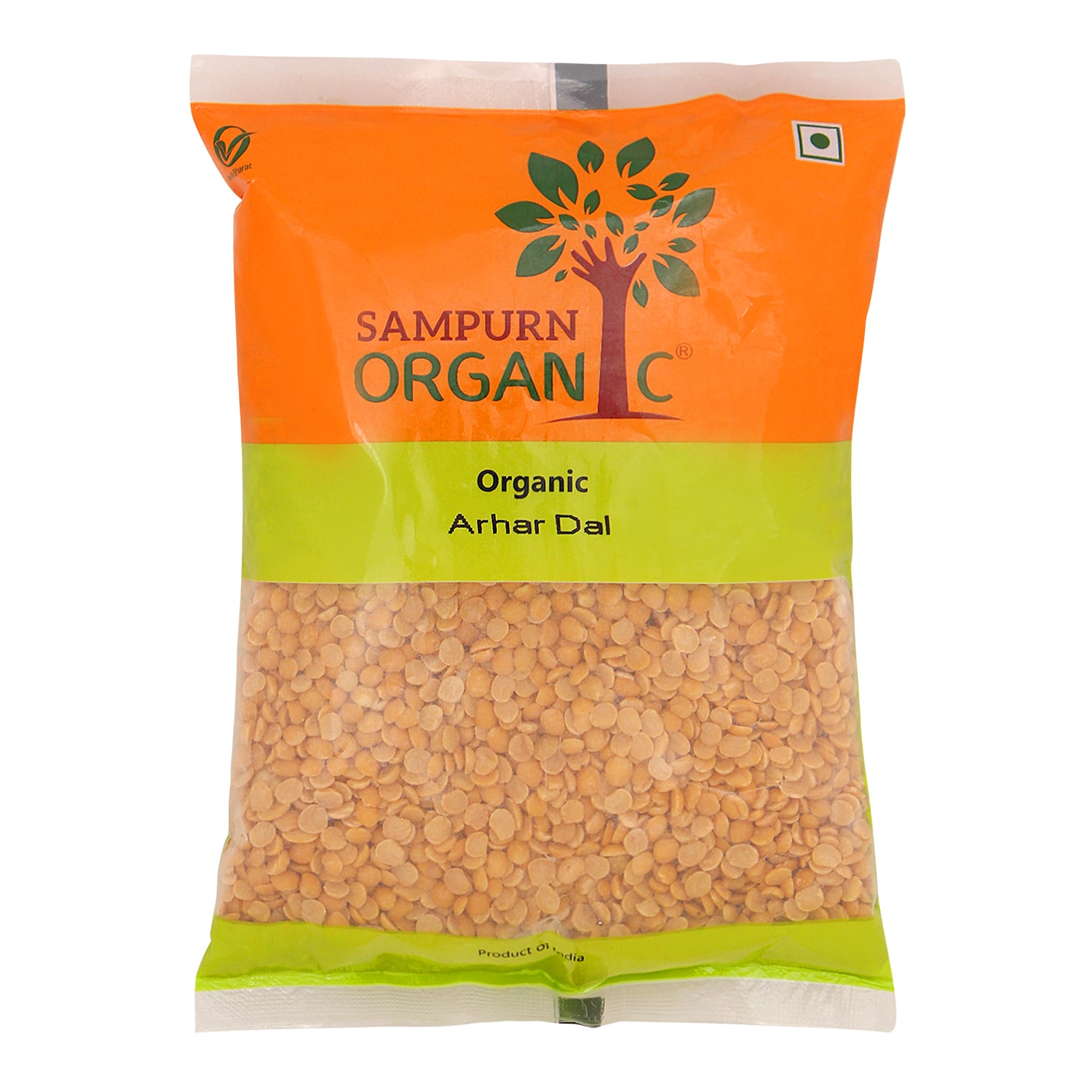 Sampurn Organic Arhar Dal Toor Dal Pigeon Peas Red gram filled with protein and fibre unpolished tur daal grocery tuar ki dal pulse green lentil beans yellow dal 500g combo pack 1 kg 2 kg arar dahl organic pulses protien