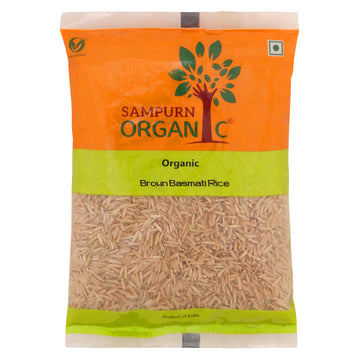 Sampurn Organic Brown Basmati Rice 500 g