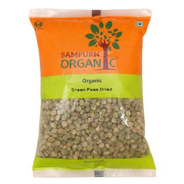 Sampurn Organic Green Peas Dried 500 g