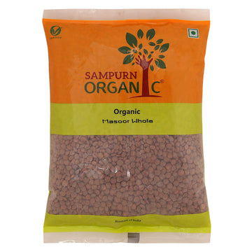 Sampurn Organic Masoor Whole 500 g