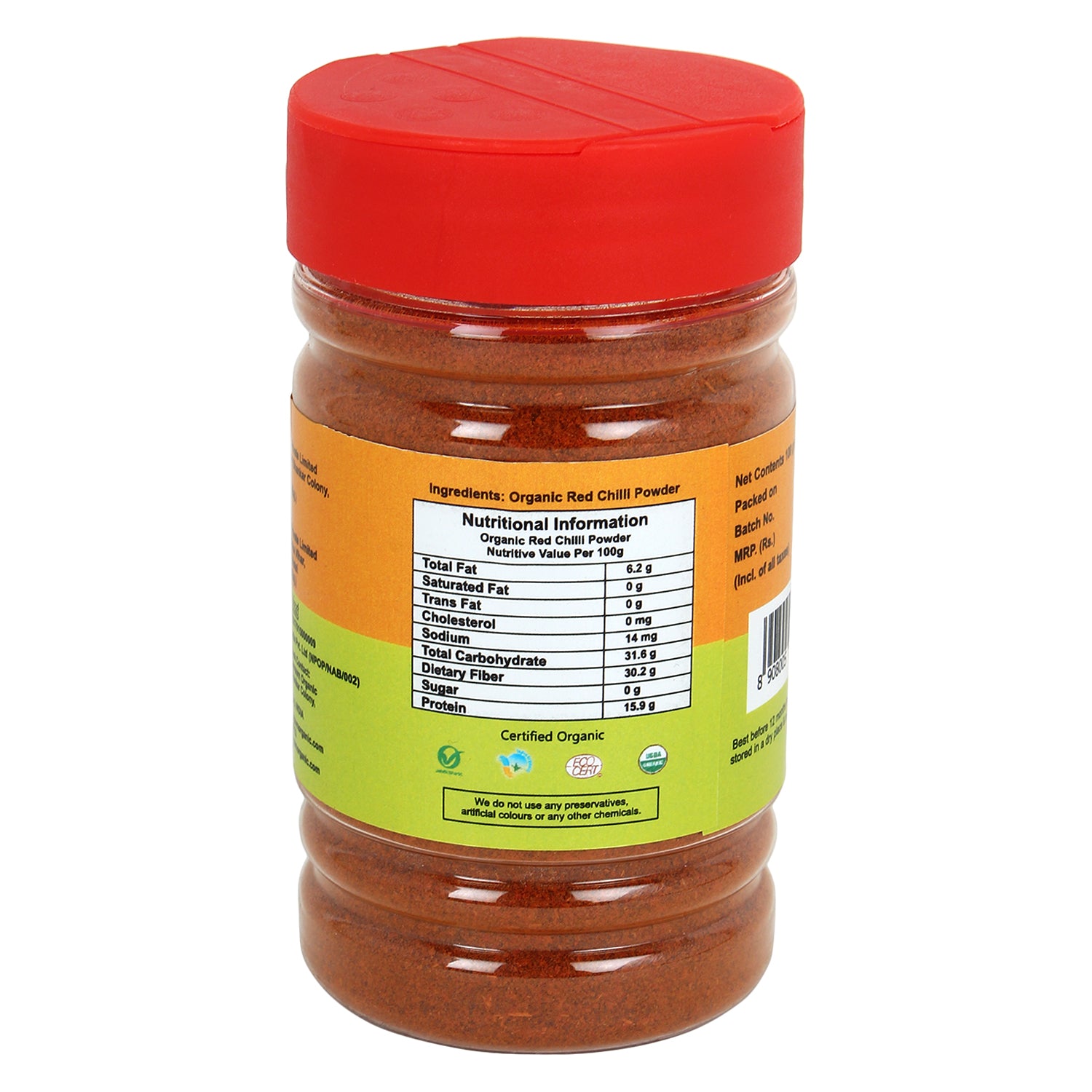 Organic Red Chilli Powder , Chilli Powder, Red Chilli, chilli